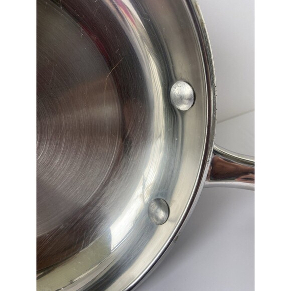 Wolfgang Puck 8" Omelet Skillet Frying Pan Stainless Steel Bistro Elite Collect - Picture 6 of 16